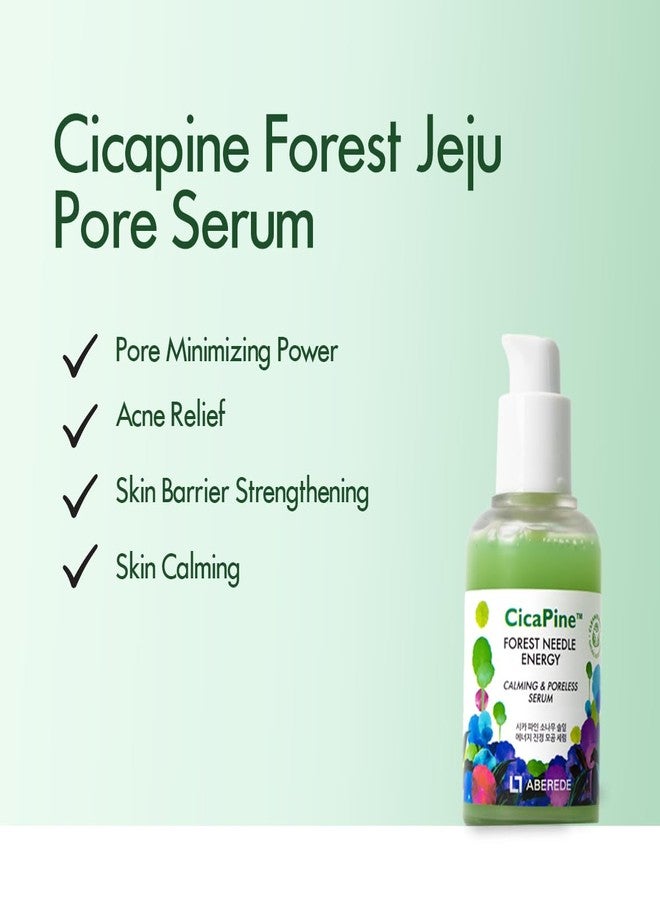 ABEREDE Cicapine Forest Needle Energy Calming & Poreless Serum 1.69 fl oz / 50ml, Cica + Pine Extract Soothing Serum, Hydrating Pore-Tightening, Lightweight Vegan K-Beauty, Vegan K-Beauty Skincare - Image 4